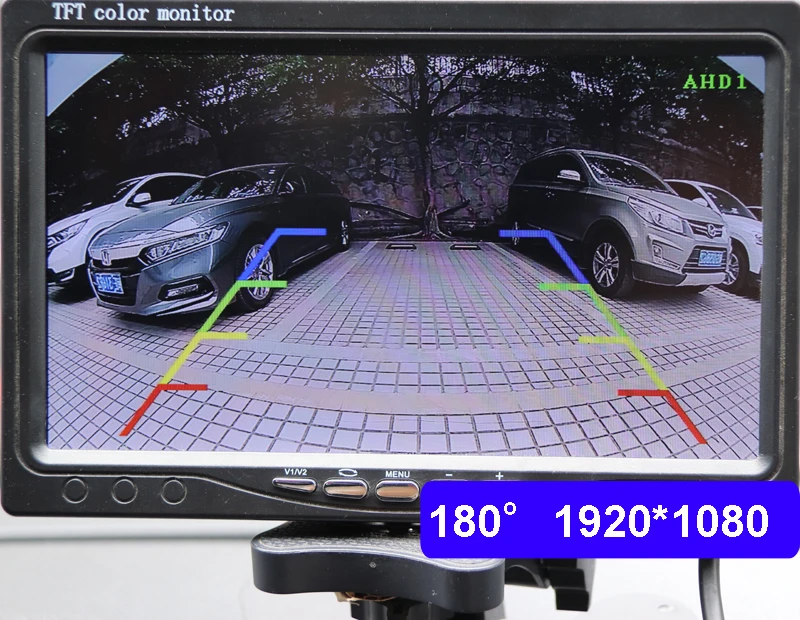 180 градусов 1080P HD AHD ночного видения Автомобильная резервная камера заднего вида