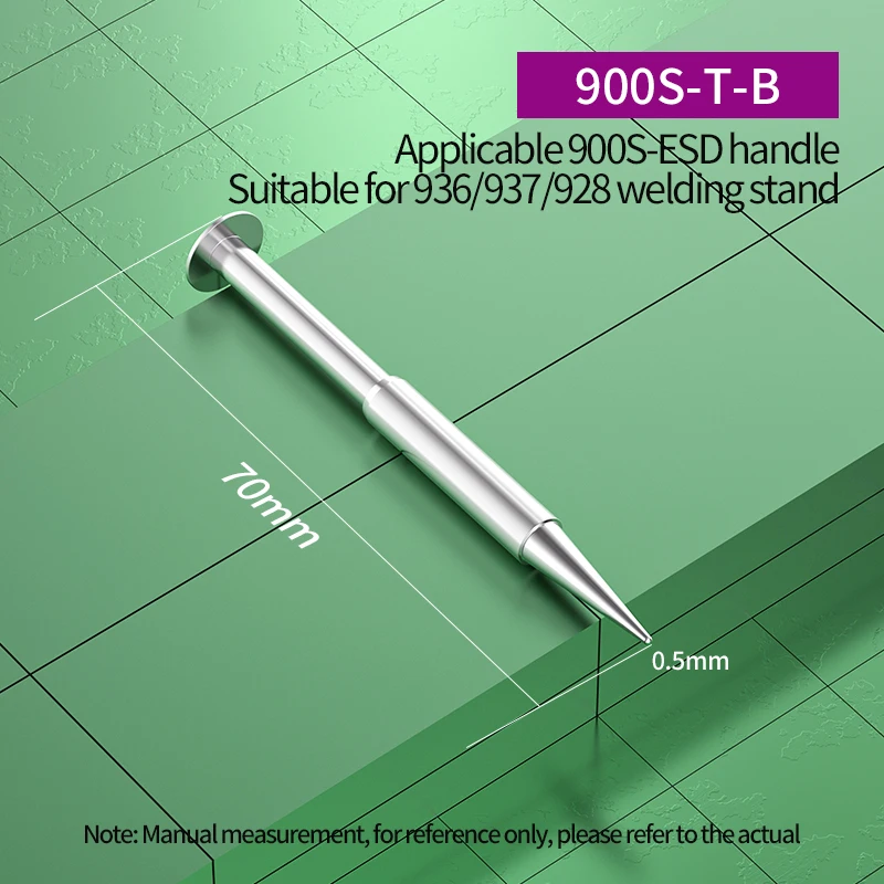 

Наконечники паяльника серии 900S, 900S-T-B 900S-T-I для паяльной станции HAKKO 900S-ESD, ручка 936/937
