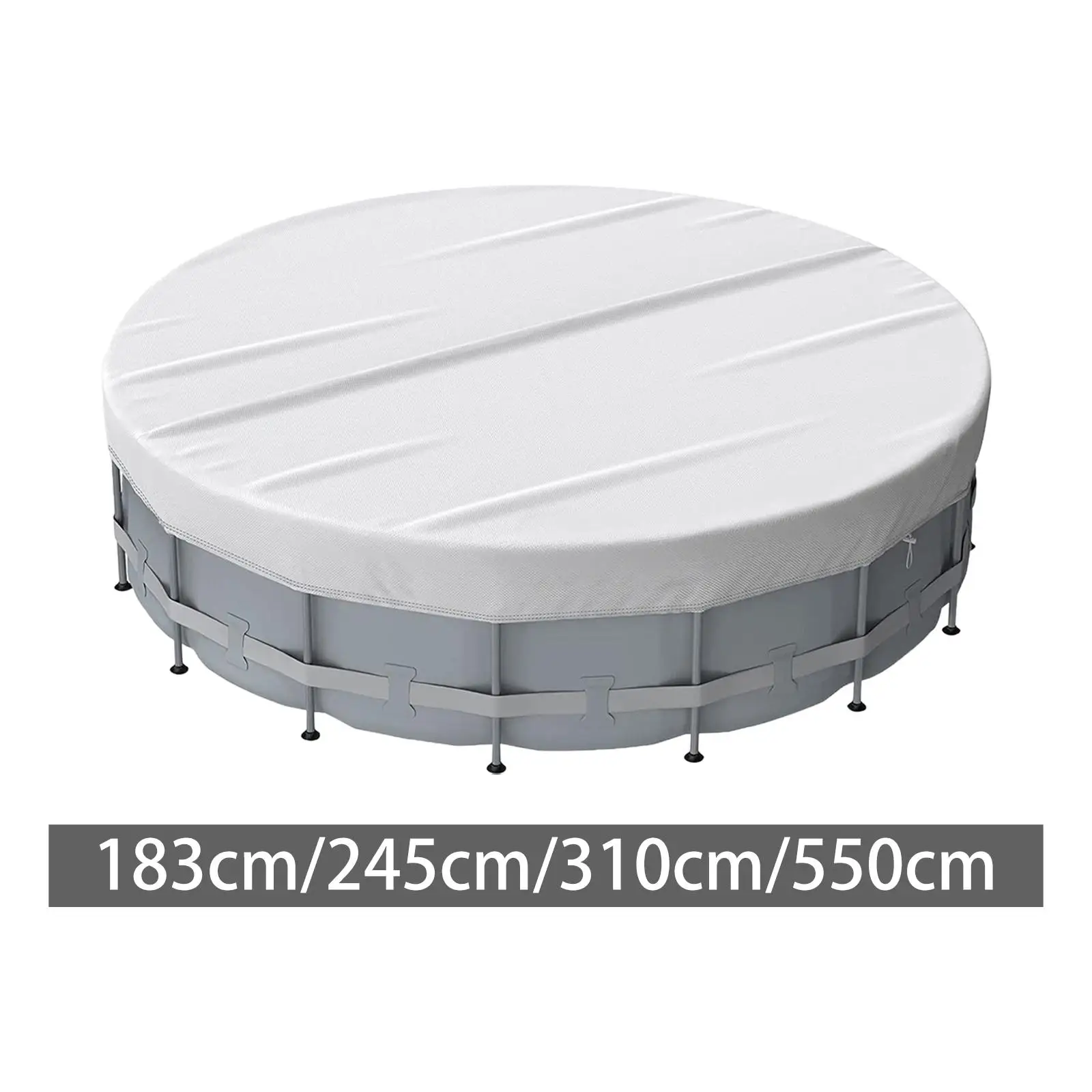 

Round Easy Installation Lightweight Durable Hot Tub Covers Replacement Indoor Outdoor Garden Bubble Massage