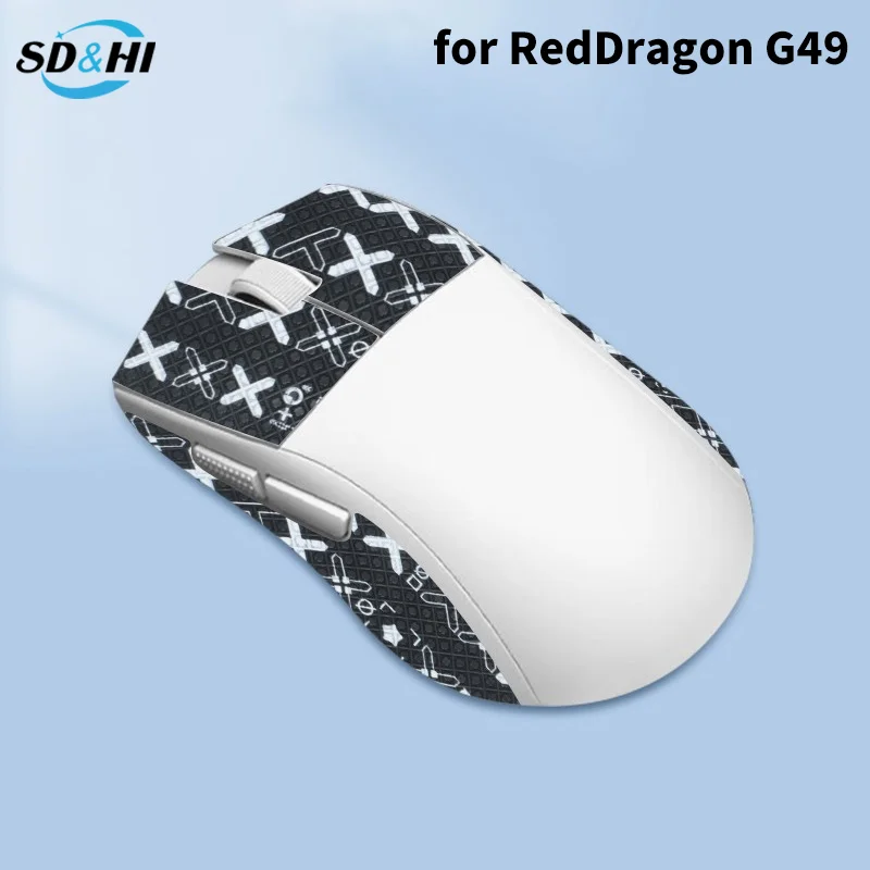 Противоскользящая лента для ручки мыши наклейка на скейт RedDragon G49 игровая мышь