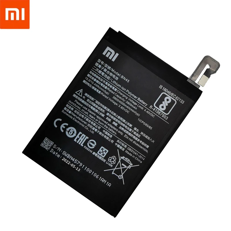 Оригинальный аккумулятор Xiao mi 100% BN45 4000 мАч для Xiaomi Redmi Note 5 Note5 6 Pro сменные батареи
