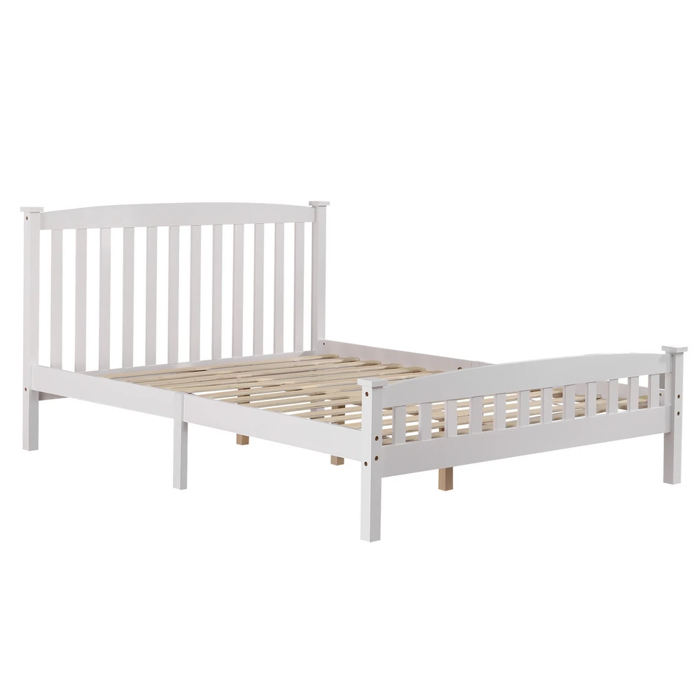 Cap Vertical Strip Bed Queen/full/twin 3 Sizes 3 Colors Easy To Assemble Stylish And Modern Bedroom Furniture