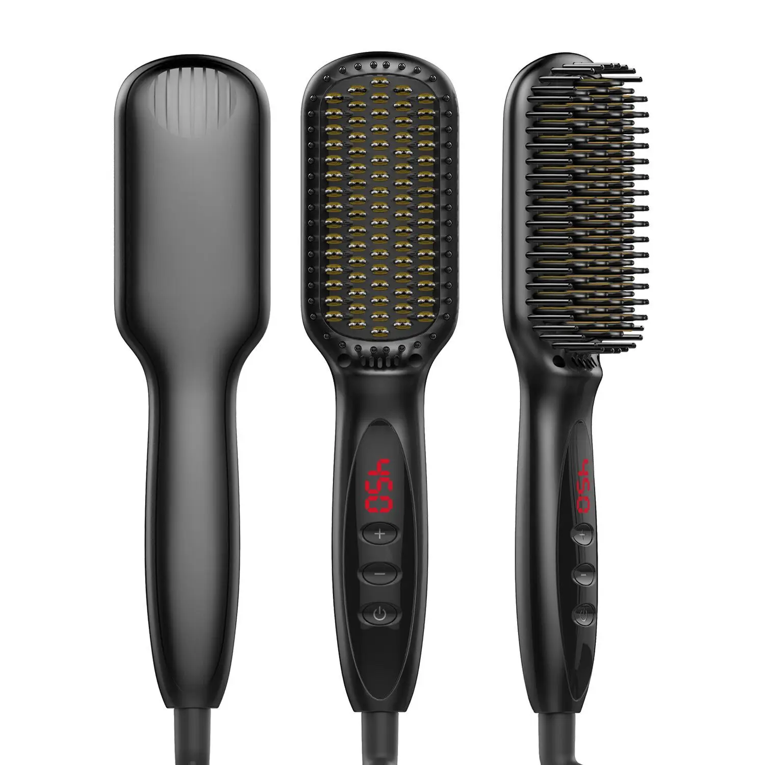 

Tourmaline Ceramic Hair Straightener Comb Hot Air Comb Wet & Dry Hair Care Auto Straight Hair brush Beard Styling Comb Tools
