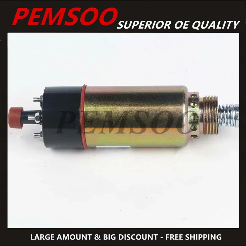 155-4651 155-4652 1554651 8C-3664 8C3664 Соленоидный клапан 12В 24В соленоид останова двигателя для