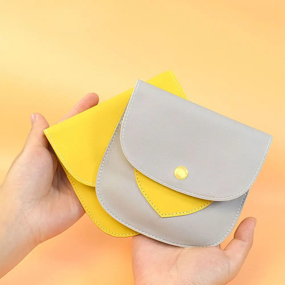 

Heart Headphone Case Sundries Storage Bag Cartoon Makeup Bag Korean Coin Purse Sanitary Napkin Storage Bag