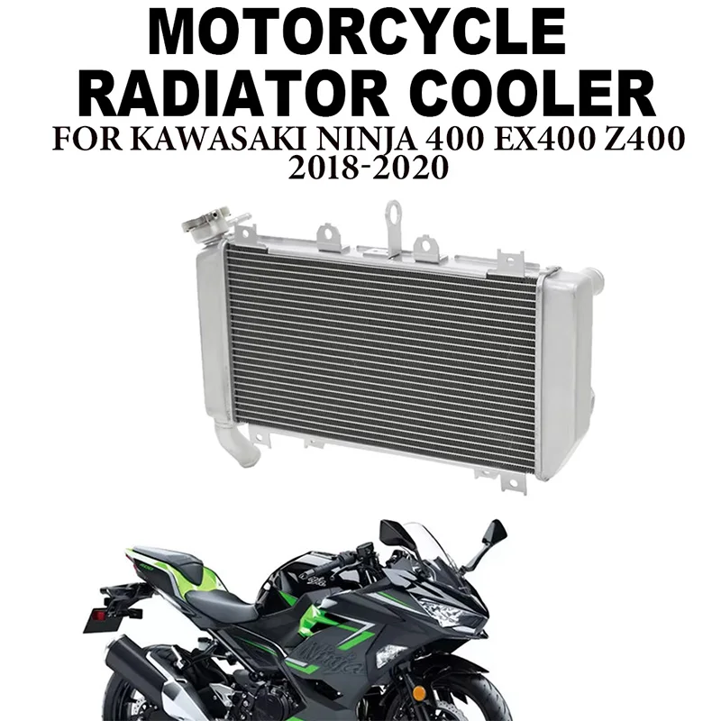Алюминиевый радиатор двигателя мотоцикла система охлаждения для Kawasaki Ninja 400 EX400