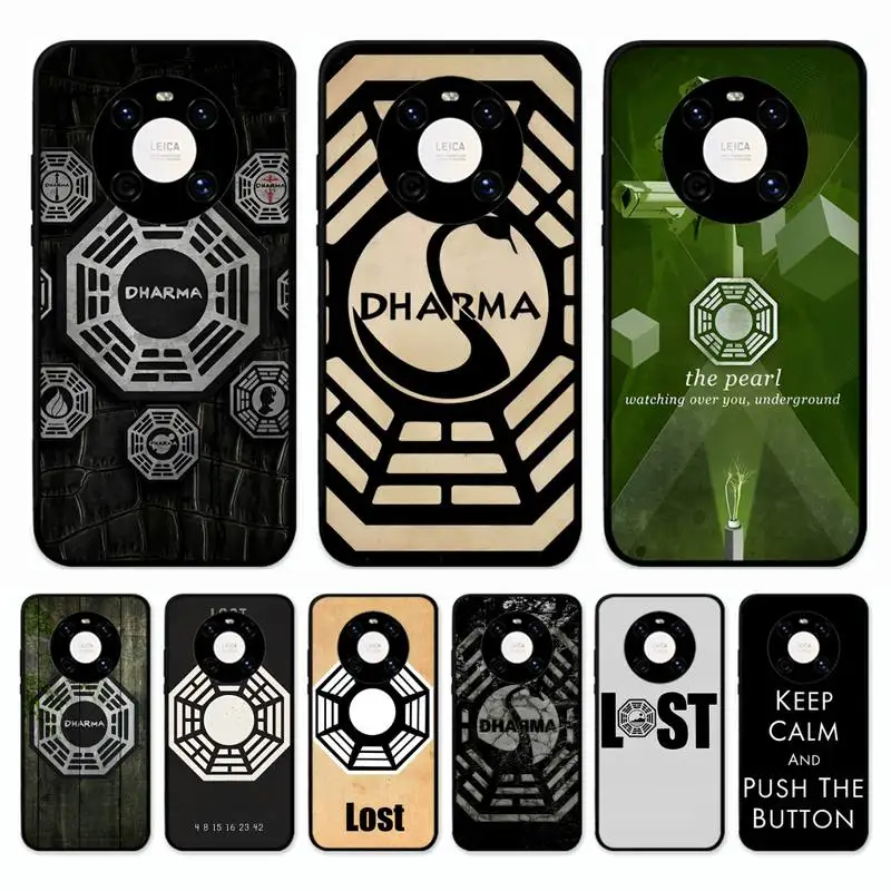 

lost tv dharma initiative logo Phone Case for Huawei Mate 20 10 9 40 30 lite pro X Nova 2 3i 7se