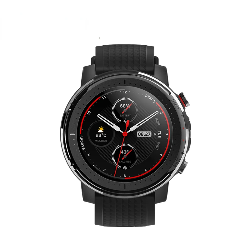 

IN Stock Global Version New Stratos 3 Smart Watch GPS 5ATM Music Dual Mode 14 Days Smartwatch For Android