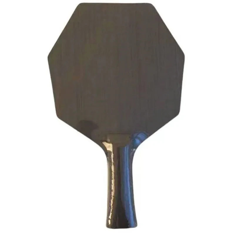 Черное шестиугольное высококачественное дерево лезвие для настольного тенниса