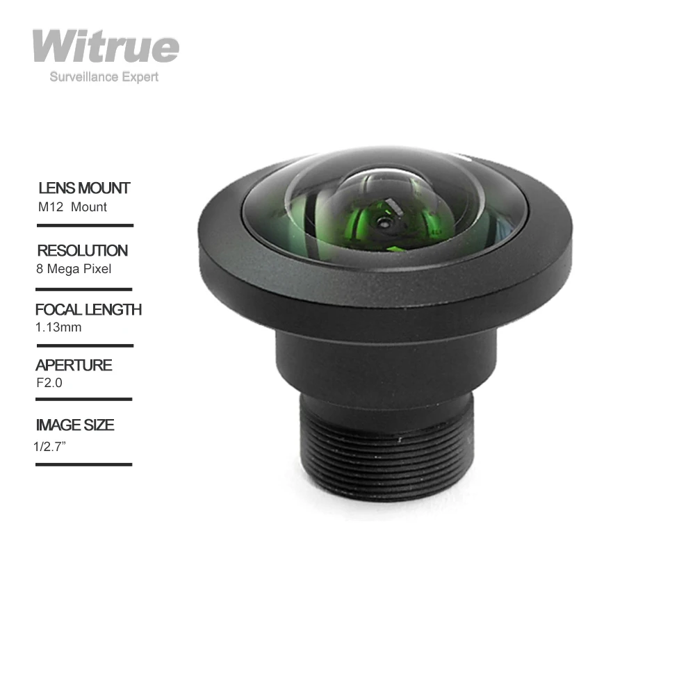 HD 4K 8 мегапикселей рыбий глаз CCTV объектив 1