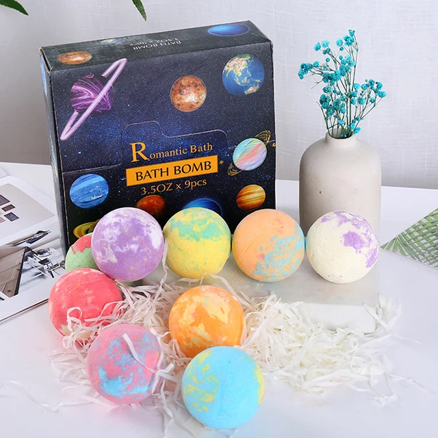 Bath Bombs Gift Set- 9 Pcs Aromatherapy 4