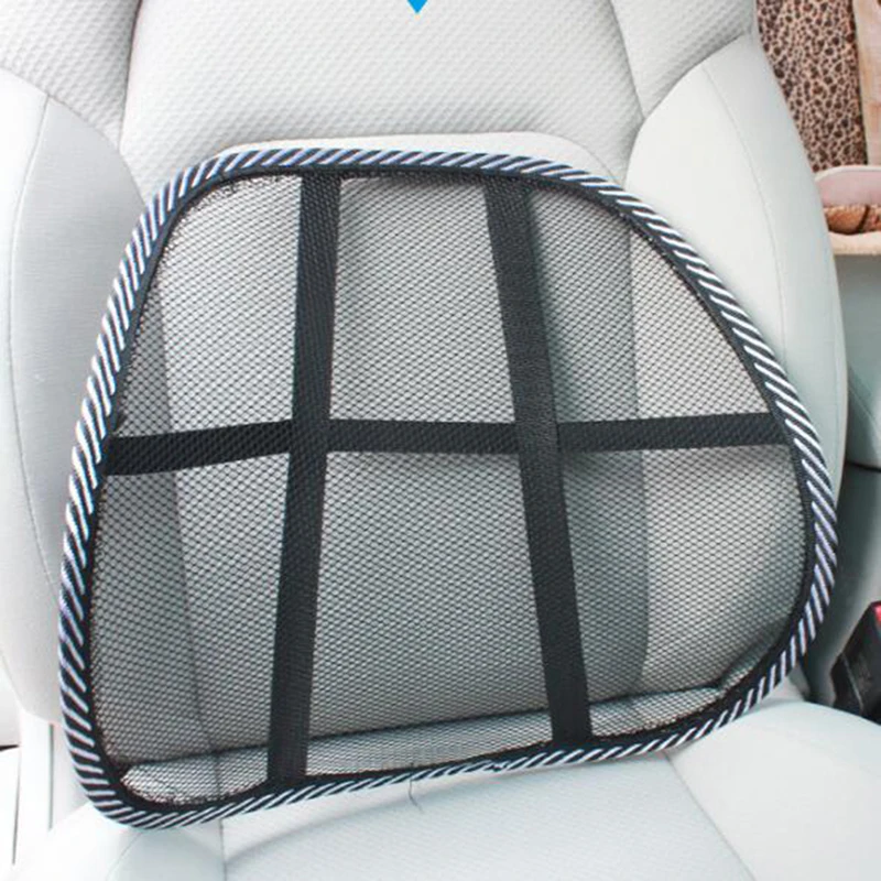 

Car Seat Office Chair Massage Back Lumbar Support Mesh Ventilate Cushion Pad Back Lumbar Cushion for Car Driver
