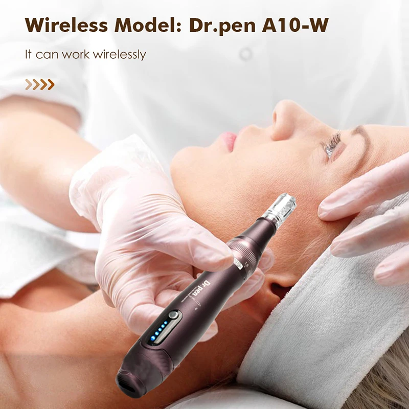 Upgrade Dr.pen A10 Wireless Ultima Auto Micro Needling System Professional Dermapen Meso Therapy Face MTS Tool Needle Cartridges