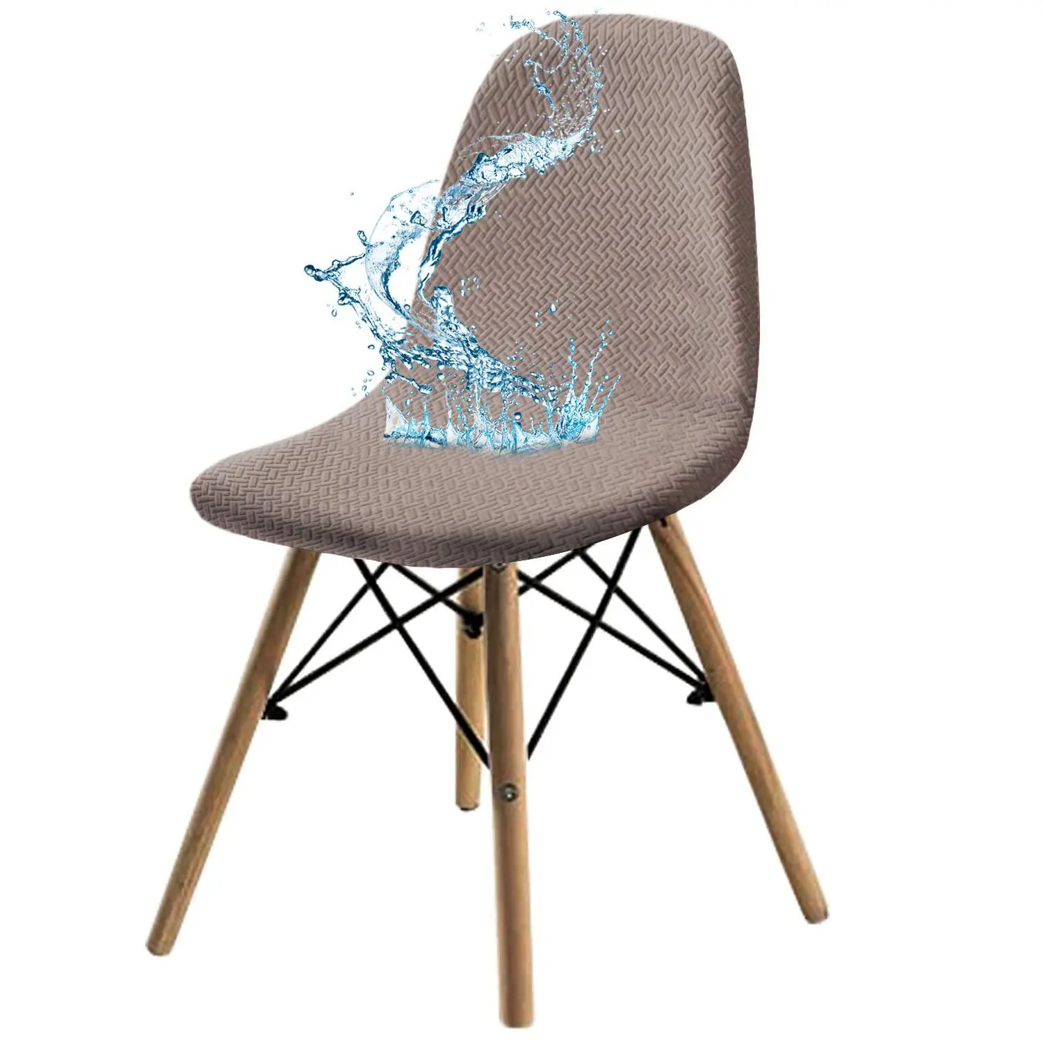 

Жаккардовые чехлы на стулья в виде ракушки, эластичные дешевые чехлы на стулья с короткой спинкой, чехлы на обеденные сиденья с принтом для домашнего бара, отеля, вечеринки, банкета