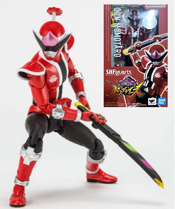 

Original SHF s.h.figuarts Avataro Sentai Don Brothers Don Momotaro Action Figure Model Toy Collection 1/12 Size 140mm