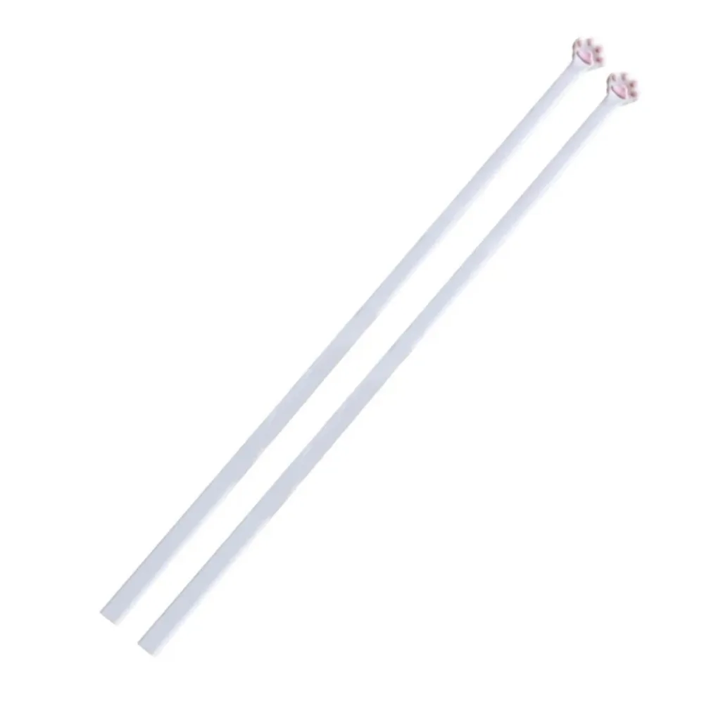 

Розовые многоразовые палочки для еды Cat Paw