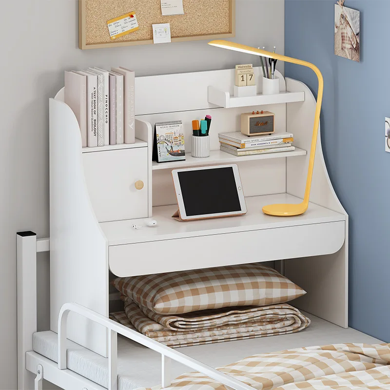 

2022 New Book Rack Dorm Bookshelf Bed College Student Dormitory Upper Postgraduate Entrance Examination Dormitory Lazy Laptop De