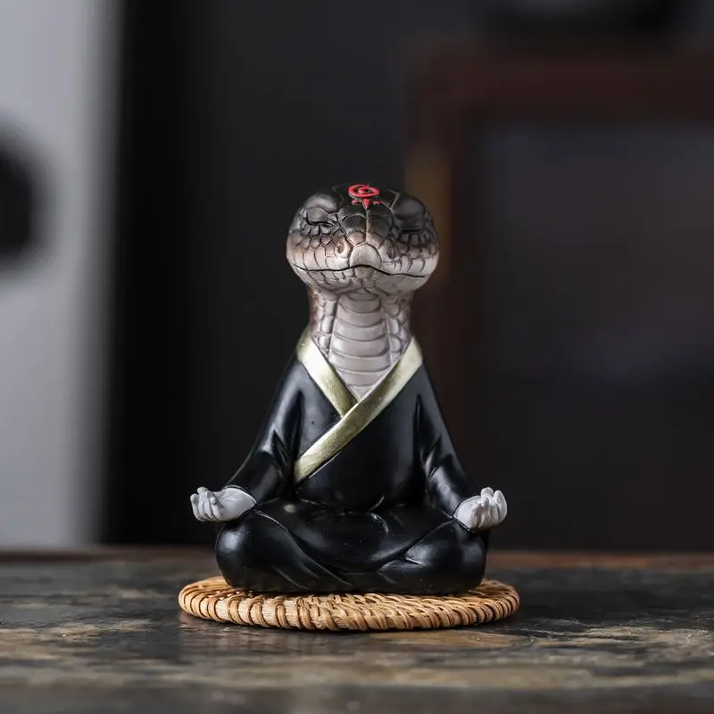 Древний Зодиак Змея Орнамент Моделирование Год Питона Талисман Настольное