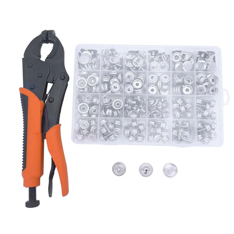 

For Canvas,Boat Covers Adjustable Pliers For Snap Buttons Snap Fastener Kit,Snap Fastener Tool Kit With Snap Button Set