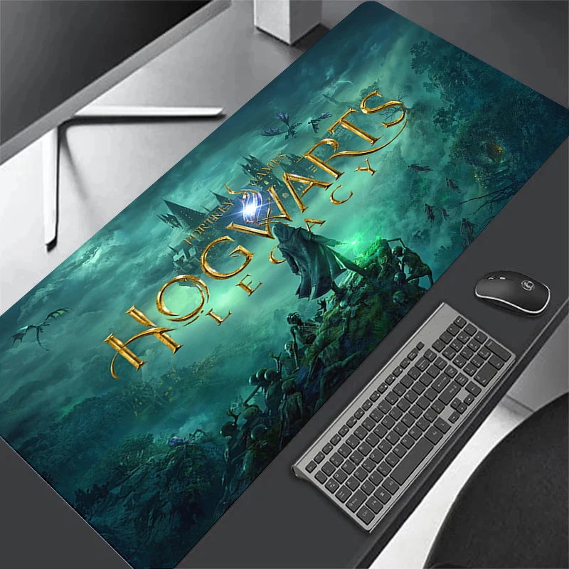 XXL Desk Mat H-Hogwarts Legacy Anime Mouse Pad Gamer Gaming Laptops Table Pads Deskmat Mausepads Computer Accessories Mousepad