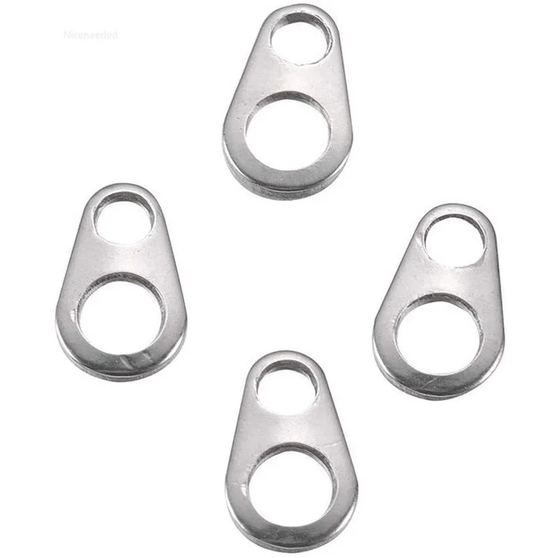 

500 шт., металлические наконечники для ювелирных изделий, из нержавеющей стали