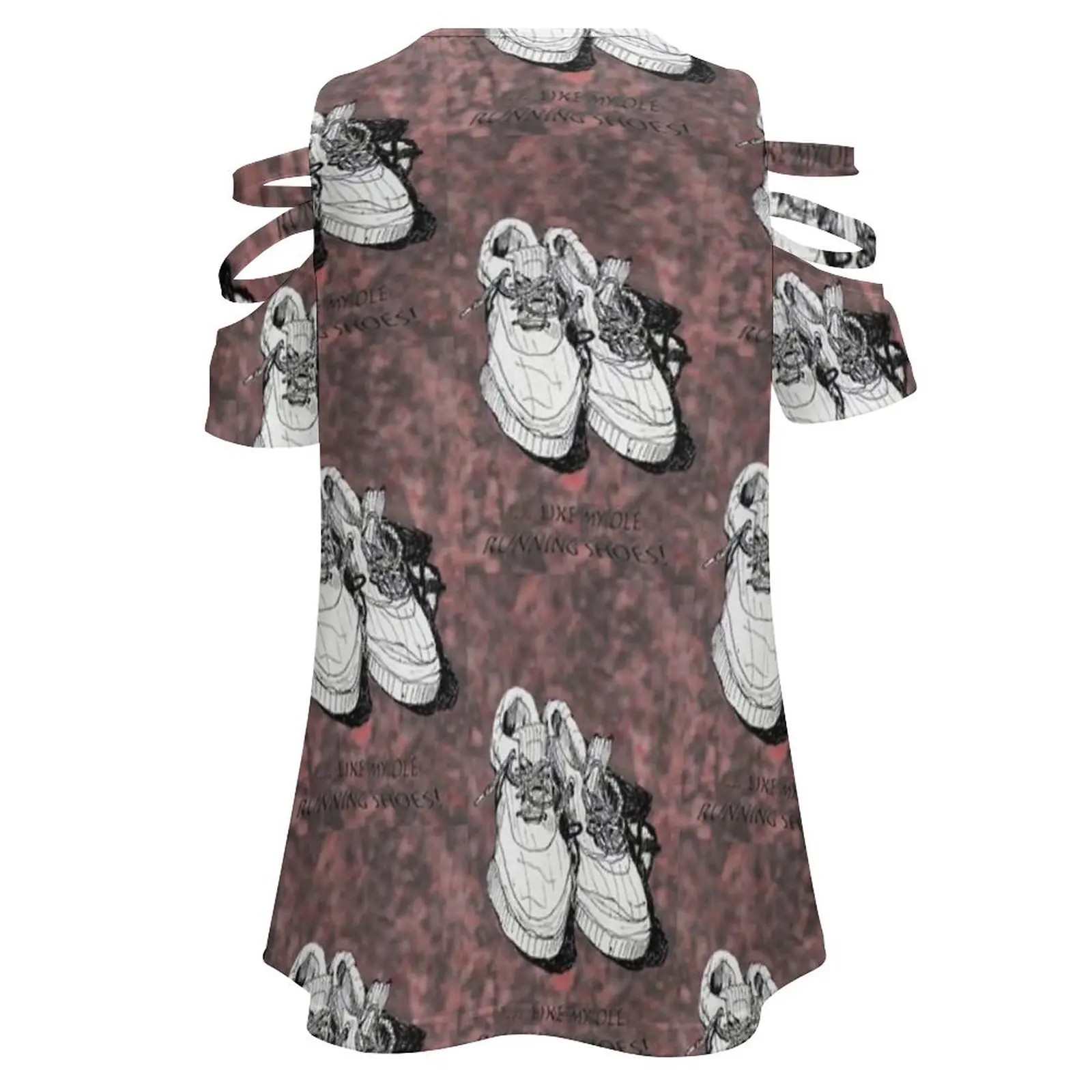 Мои старые кроссовки... Женская футболка Весенние и летние футболки с принтом