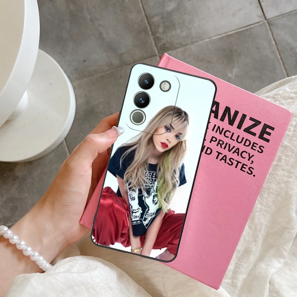 Чехол для телефона с рисунком Danna Paola черный мягкий чехол VIVO Y95 Y93 Y31 Y20 V19 V17 V15 Pro X60 NEX