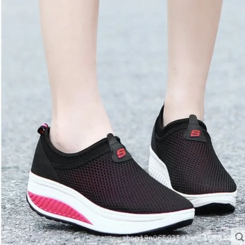 Женская спортивная сетчатая обувь большого размера повседневная уличная одежда