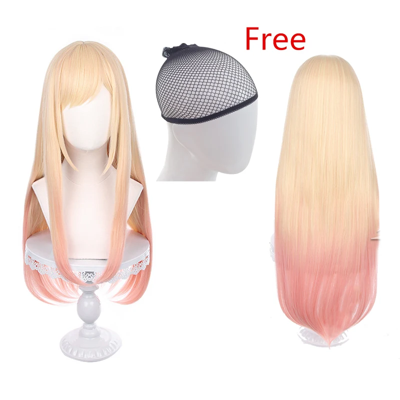 

Anime My Dress-Up Darling Cosplay Marin Kitagawa Kuroe Shizuku Cosplay Wig Blend Gradient Golden Kitagawa Marin cosplay wig