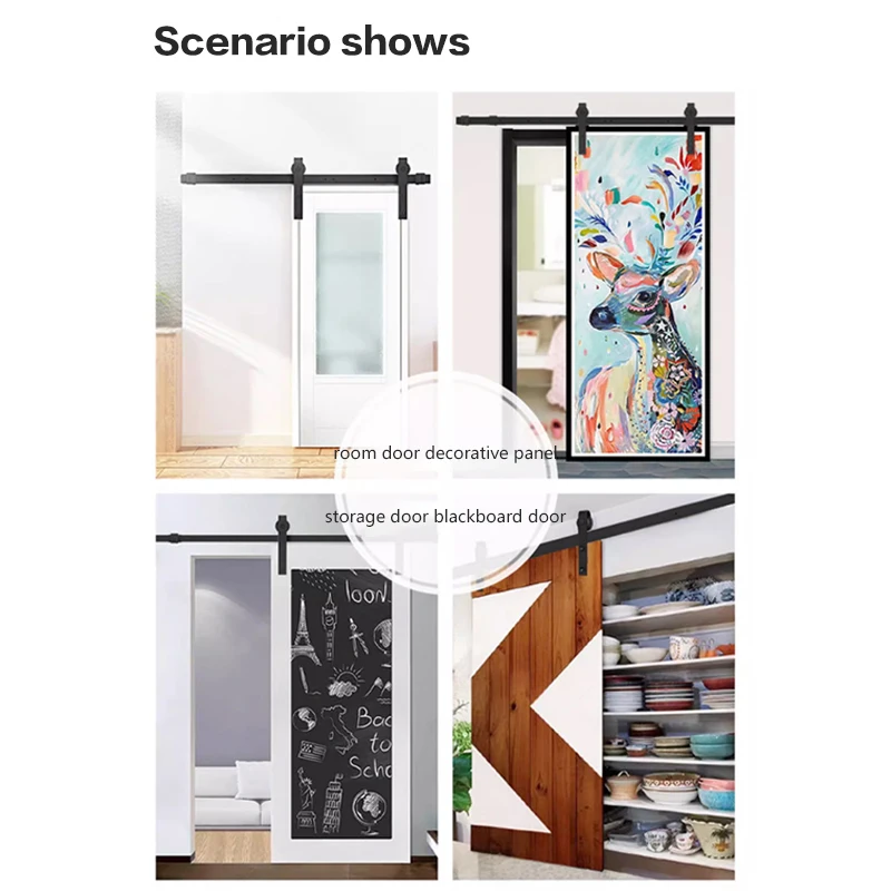 Демпфирующий буфер для двери сарая подвесная направляющая подвесное колесо