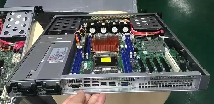 Короткий корпус сервера ATX 1U с креплением в стойку глубина 450 мм 1u FLEX PSU