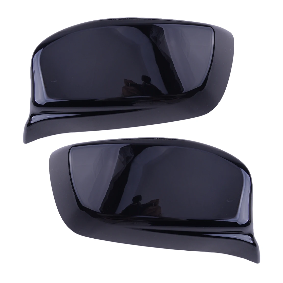 

1 Pair Gloss Black Rear View Door Side Wing Mirror Cover Cap 51167078360 fit for BMW E60 E61 E63 E64 2003-2008 51167078359