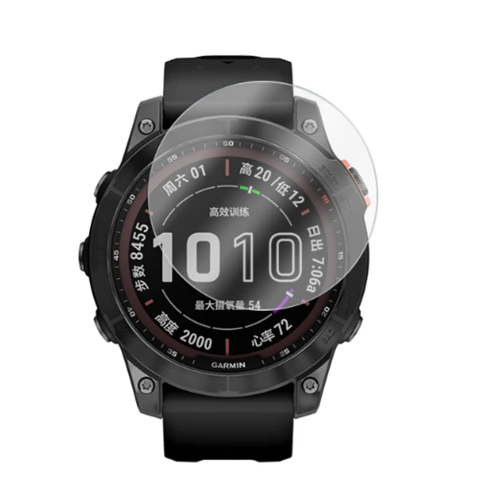 

4pcs Tempered Glass Film For Garmin Fenix 7 7S 7X elite version Smartwatch Screen Protector Protective Film Clear Accessories