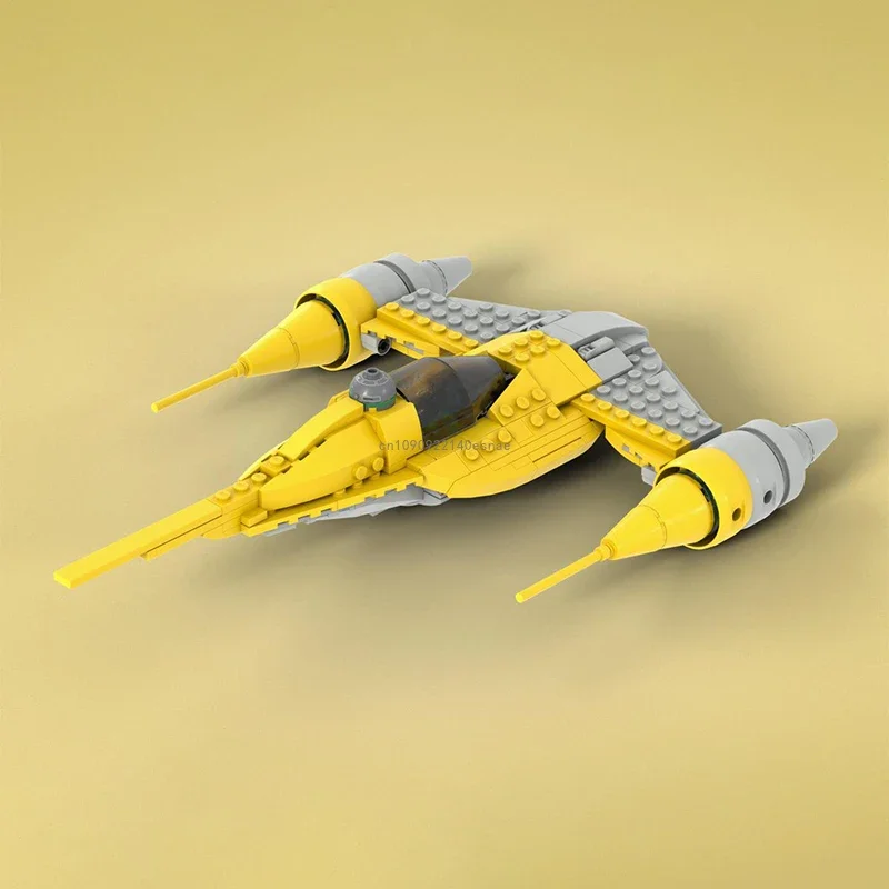 Конструктор MOC 259 деталей: модель звездолета Midi Naboo N-1, технологические блоки, креативные игрушки для сборки своими руками, подарки (art.: 3920dbc98faee) - 3920dbc98faee