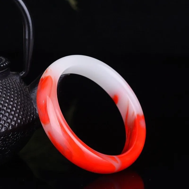 Браслет из красной курицы и крови золотистый шелковый браслет Yu Cai Piao Hua