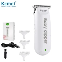 kemei 100v 240v salon professional hair clipper electric hair trimmer for baby noise reduction rechargeable hair cutter