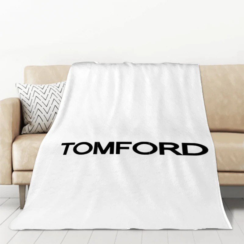 Волосатые одеяла TomFord мягкое клетчатое одеяло с принтом для пикника зимнее