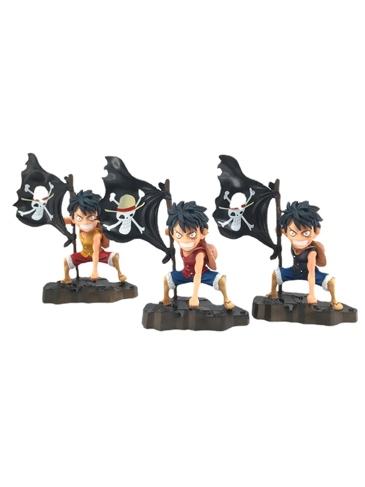 

1pcs Anime One Piece Action Figure Monkey D Luffy Take Flag GEAR 2 Sun God Nika Fighting Doll PVC Collectible Model Toy