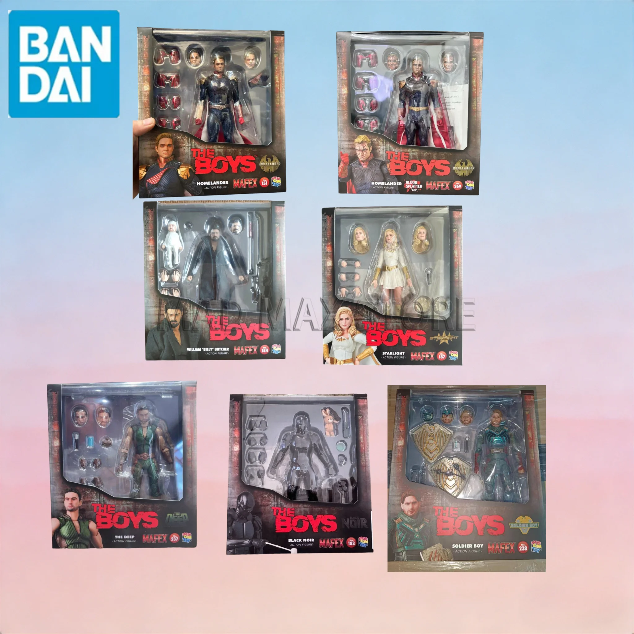 Фото В наличии: Оригинальная коллекционная фигурка MAFEX The Boys 1/12, модель для подарка №1