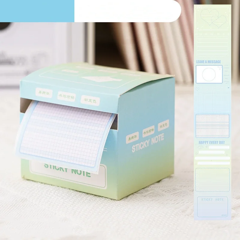 

Градиентный блокнот с выдвижными стикерами 256 листов