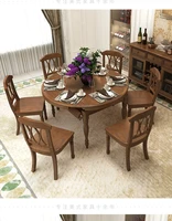 modern folding wooden dining table and chair