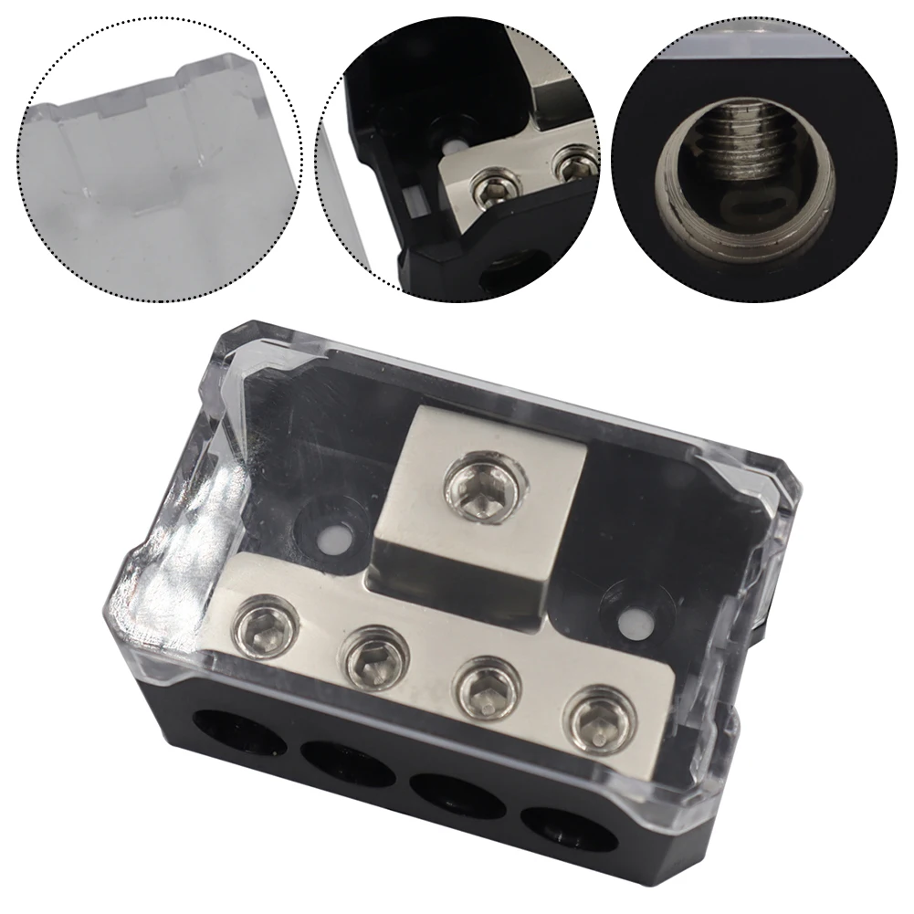 

Splitter Hub Audio Splitter Sand Nickel 4 X 4GA 4Way Power Car Audio Power