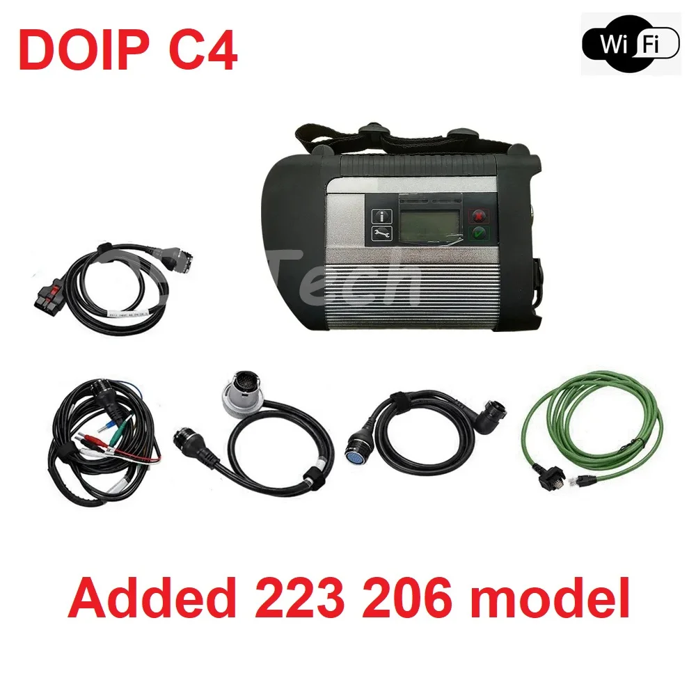 

Диагностический инструмент MB Star C4 PLUS, диагностический инструмент DOIP с функцией Wi-Fi, добавлено программное обеспечение 06/2023, 223, 206, 213, новая версия, бесплатная доставка