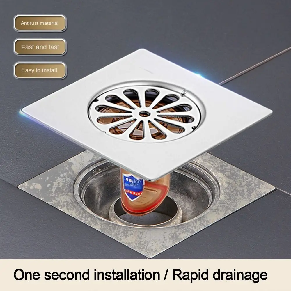 

Seal Stopper Bathroom Floor Drain Insect Prevention large outfall Sewer Strainer Plug Anti Odor Basin Drain Filter