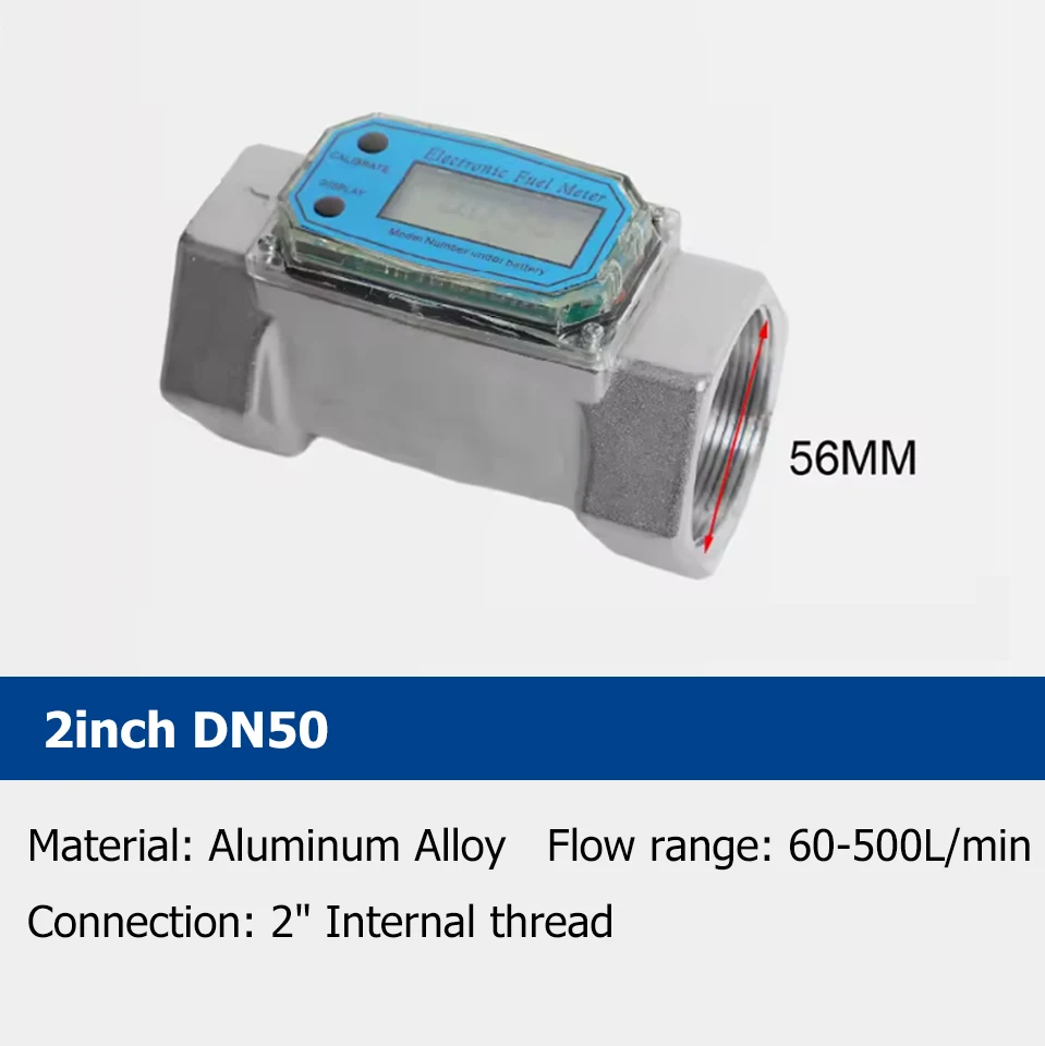 

Электронный расходомер турбинного типа 1/1,5/2 дюйма для дизельного топлива, мазута, бензина