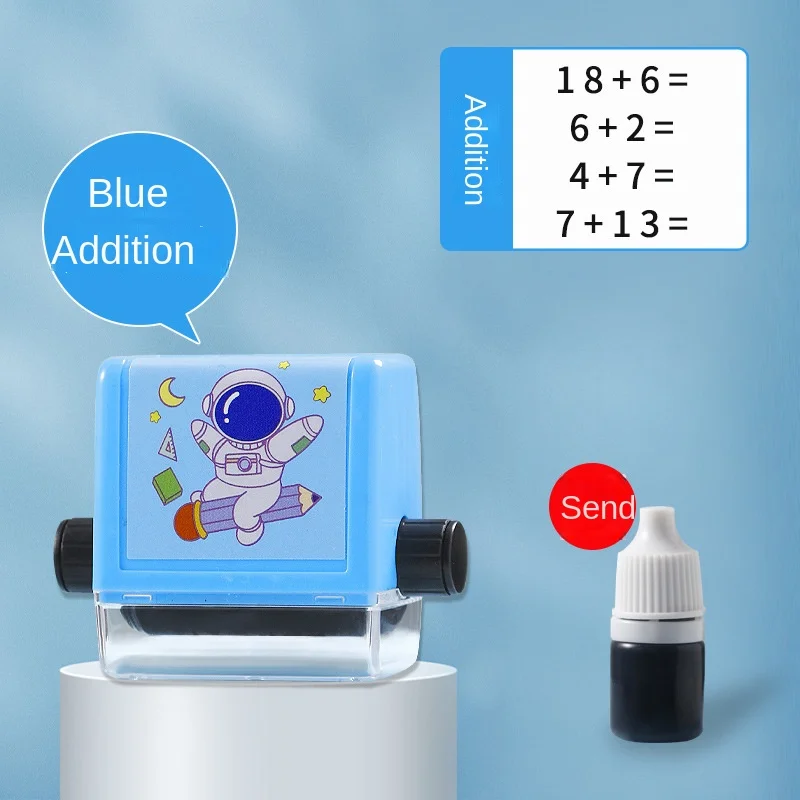 

Children's Addition and Subtraction Scroll Stamp Primary School Students Preschool Mathematics Exercise Math School Things