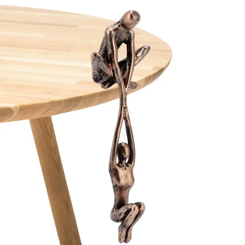 

Abstract Art Sculpture Couple Man Lifting Woman For Sculpture Modern Creative Decorative Shelf Decor For Home Classroom School