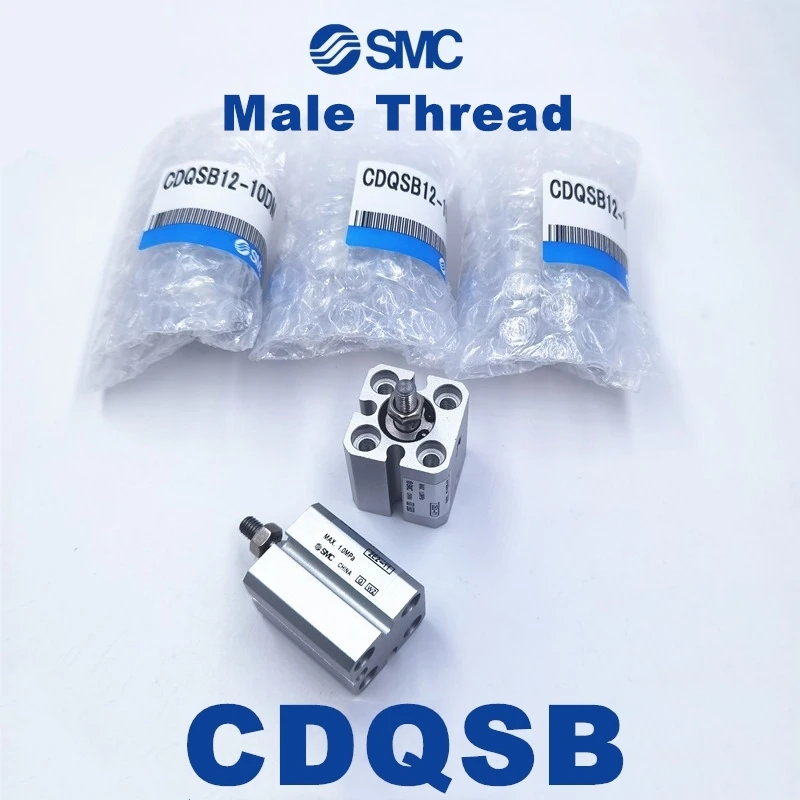

CDQSB CQSB SMC Compact Cylinder Male CDQSB12 CDQSB16 CDQSB20 CDQSB25 Pneumatic Double Acting Single CQSB12 CQSB16 CQSB20 CQSB25