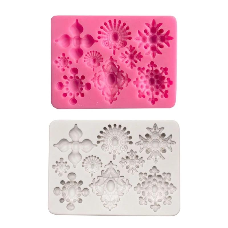 

Силиконовая форма для украшения торта с 9 отверстиями