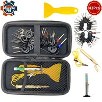 new car terminal removal electrical wiring wire harness crimp connector pin extractor kit repair hand tools needle weva case
